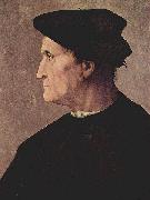 Jacopo Pontormo Profilportrat eines Mannes oil painting reproduction